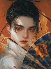 tieutuemjpro112_A_beautiful_boy_with_black_hair_wearing_white_a_e9148c22-baf7-4620-89f0-69b6e5a95fba