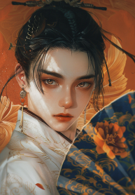 tieutuemjpro112_A_beautiful_boy_with_black_hair_wearing_white_a_e9148c22-baf7-4620-89f0-69b6e5a95fba